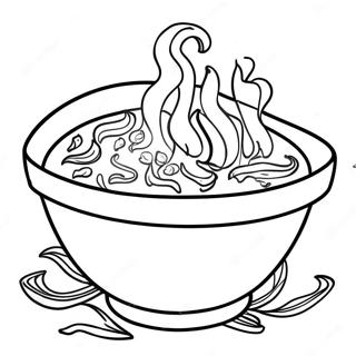 Krydret Chili Skål Malebog | Chili malebog