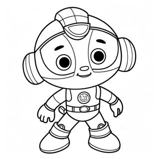 Super Why Farvelægningsside | Super Why malebog