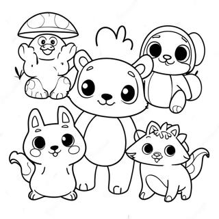 Pajanimals Farvelægningsside | Pajanimals malebog