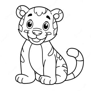 Tigger Farvelægningsside | Tigger malebog