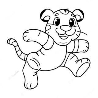 Legesyg Tigger Hopper Farvelægningsside | Tigger malebog