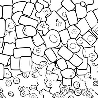 Farverig Sour Patch Candy Malebog | Surt Patch malebog