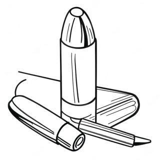 Marker farvelægningsside | Marker malebog