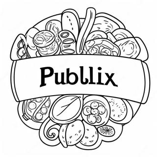 Publix Logo Farvelægningsside | Publix malebog