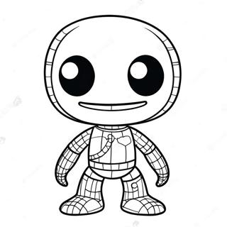 Sackboy Farvelægningsside | Sackboy malebog