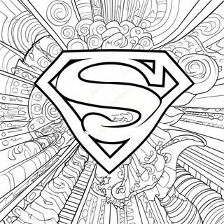 Superman Logo Malebog | Superman Logoer malebog