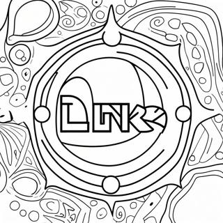 Blink 182 Logo Farvelægningsside | Blink 182 malebog