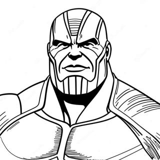Thanos farvelægningsside | Thanos malebog