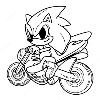 Sonic Riders Farvelægningsside | Sonic Riders malebog