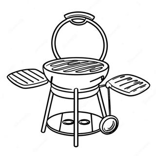 Grill Farvelægningsside | Grill malebog