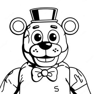 FNAF Lefty farvelægningsside | FNAF Lefty malebog