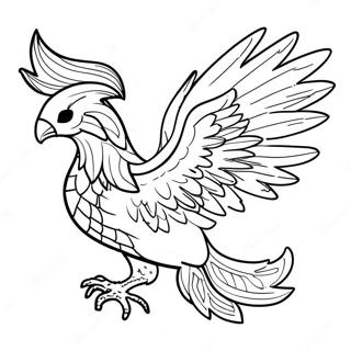 Fugl Føniks Malebog | Phoenix malebog