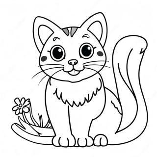Legesyg Bengal Kat Farvelægningsside | Bengal Kat malebog