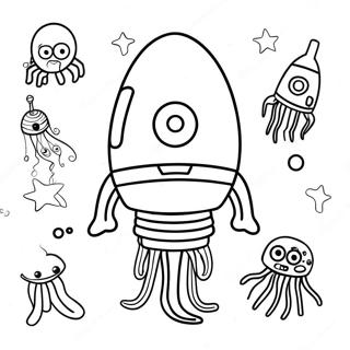 Plankton farvelægningsside | Plankton malebog