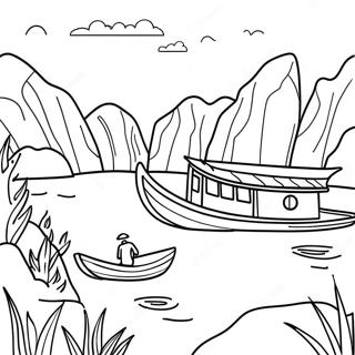 Vietnam Landskab Malebog | Vietnam malebog