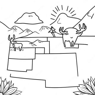 Wyoming Stat Outline Malebog | Wyoming malebog