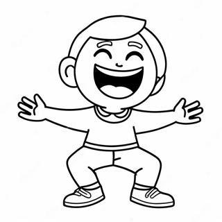 Sjov Bitmoji Dansende Malebog | Bitmoji malebog