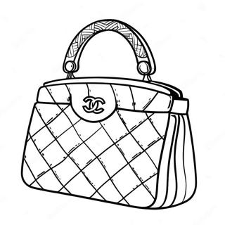 Chanel Håndtaske Malebog | Chanel malebog