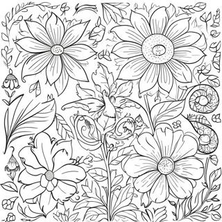 William Morris Blomster Mønster Malebog | William Morris malebog