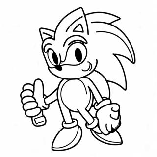FNF Sonic farvelægningsside | FNF Sonic malebog
