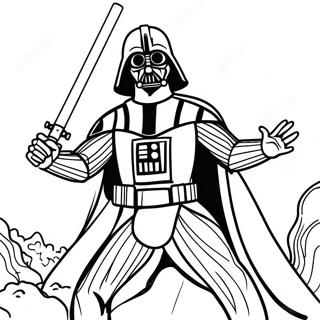 Darth Vader i Episk Kamp Malebog | Darth Vader malebog