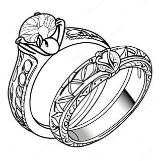 Elegant Bryllupsring Malebog | Bryllupsring malebog
