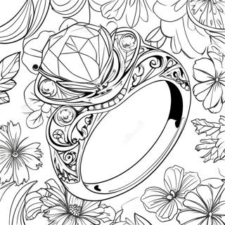 Diamant Bryllupsring Malebog | Bryllupsring malebog