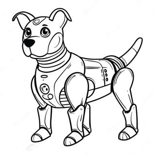 Robot Hund Malebog | Robot Hund malebog