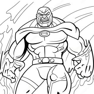 Trussel Darkseid i Kamp Farvelægningsside | Darkseid malebog