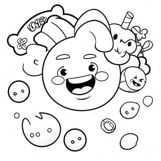 Candy Crush Logo Farvelægningsside | Candy Crush malebog
