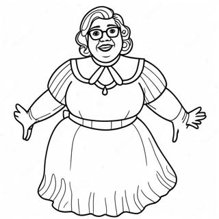 Sjov Madea i Kjole Malebog | Madea malebog