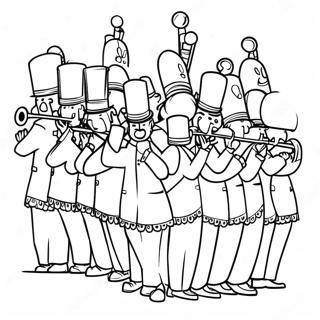 Festlig Parade Marcherende Band Malebog | Parade malebog