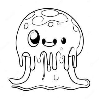 Glødende Neon Slime Malebog | Slim malebog