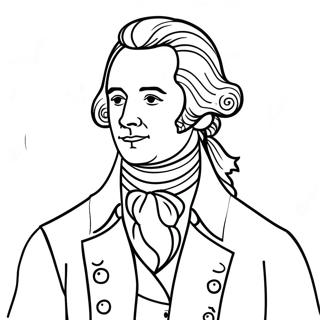 Alexander Hamilton Portræt Malebog | Hamilton malebog
