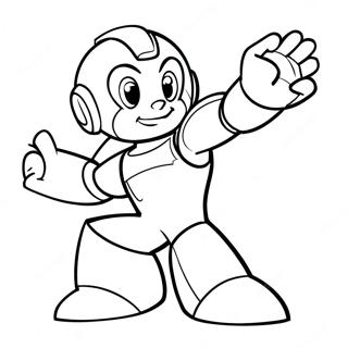 MegaMan i Aktion Farvelægningsside | MegaMan malebog
