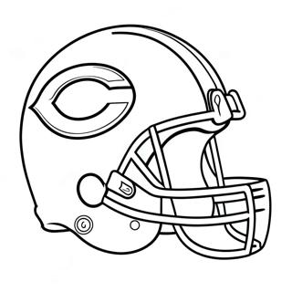 Chicago Bears Logo Farvelægningsside | Chicago Bears malebog