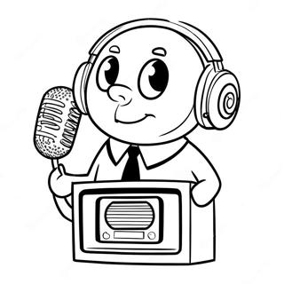 Speakerman Farvelægningsside | Speakerman malebog