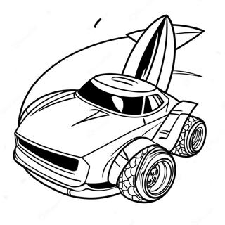 Rocket League Bil Racing Farvelægningsside | Rocket League malebog