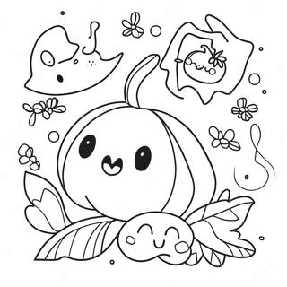 Halloween Kawaii Malebøger