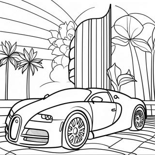 Bugatti farvelægningsside | Bugatti malebog