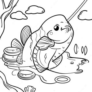 Fiskefarvelægningsside | Fiskeri malebog