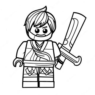 Kai Ninjago farvelægningsside | Kai Ninjago malebog