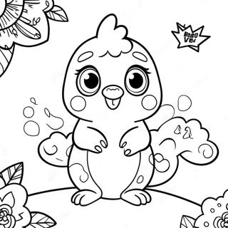 Hatchimal Farvelægningsside | Hatchimal malebog