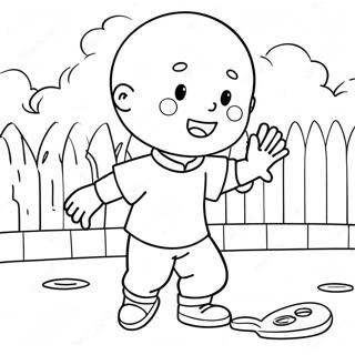 Caillou Leger Udenfor Malebog | Caillou malebog