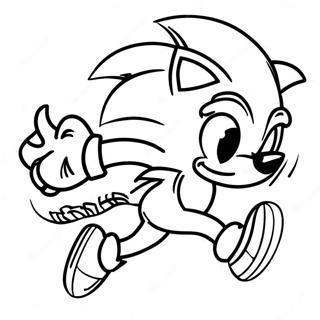 Sonic the Hedgehog Løber Hurtigt Malebog | Sonic Mania malebog