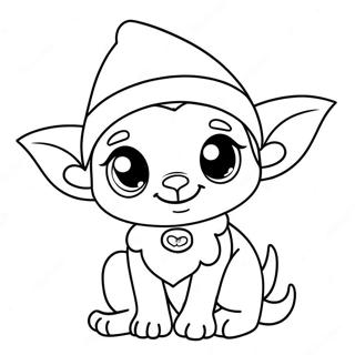 Kære Elv Dyr Malebog | Elf Pets malebog