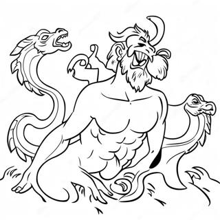 Hercules Kæmper mod Hydra Malebog | Hercules malebog