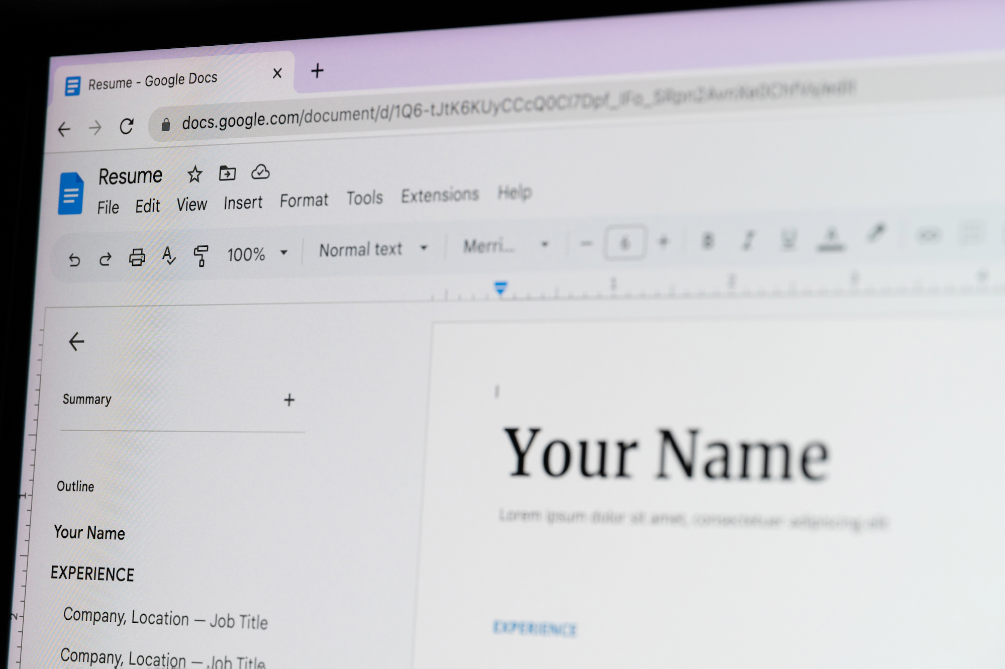 Sådan fjerner du baggrundsfarve på tekst i Google Docs